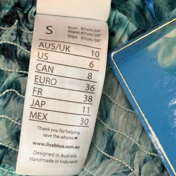 Lisa Blue AFRICAN QUEEN Side Split Pant - Sapphire Leopard - Picture 10 of 14